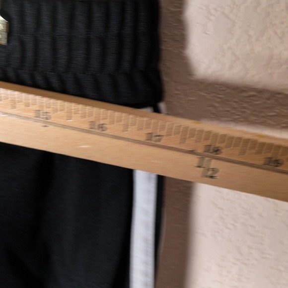 Adidas XL Training Shorts Black White Stripes NTS‎ Logo Activewear Mens - Picture 3 of 6